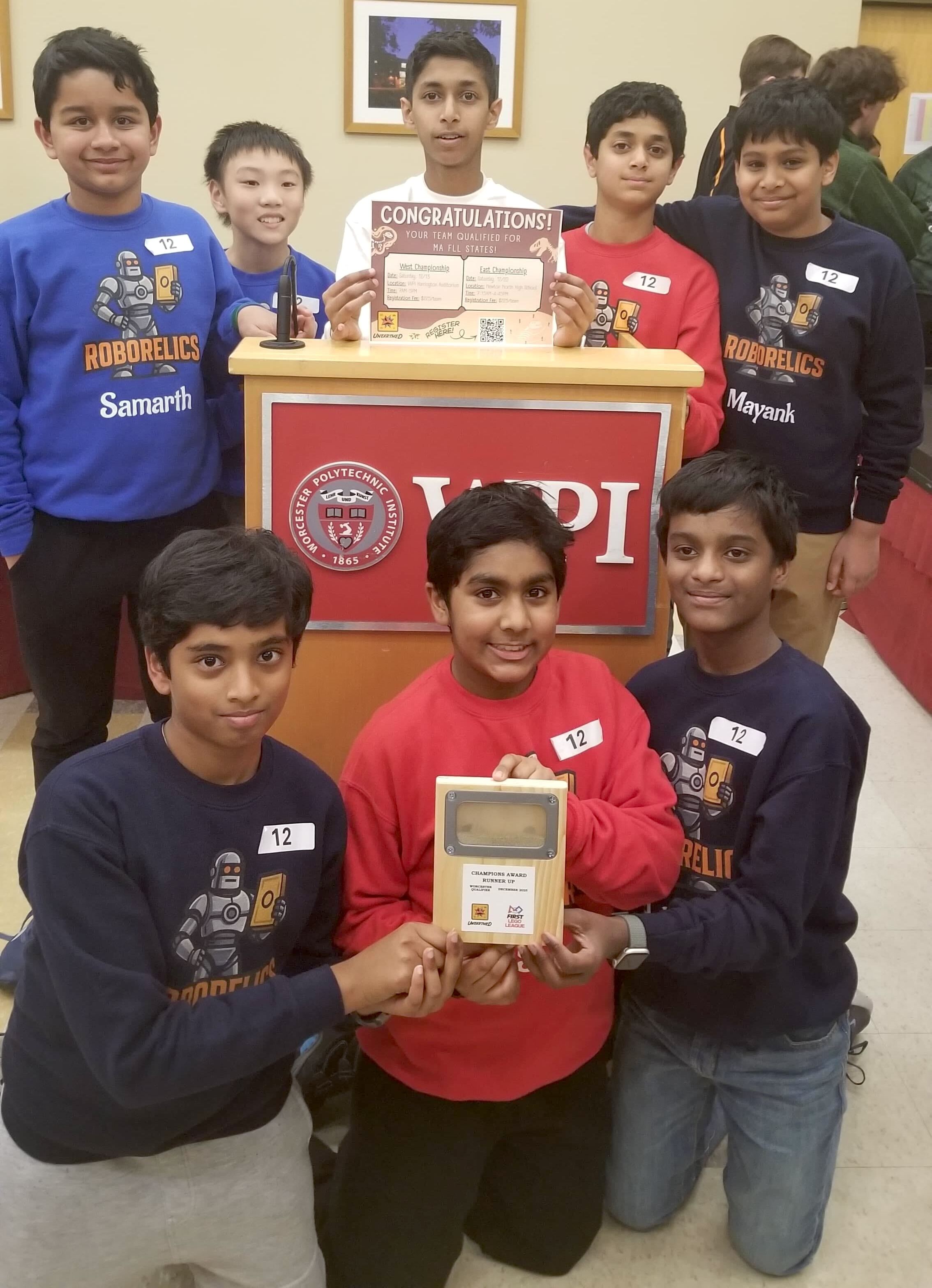 2nd Place Champions & Coach Award