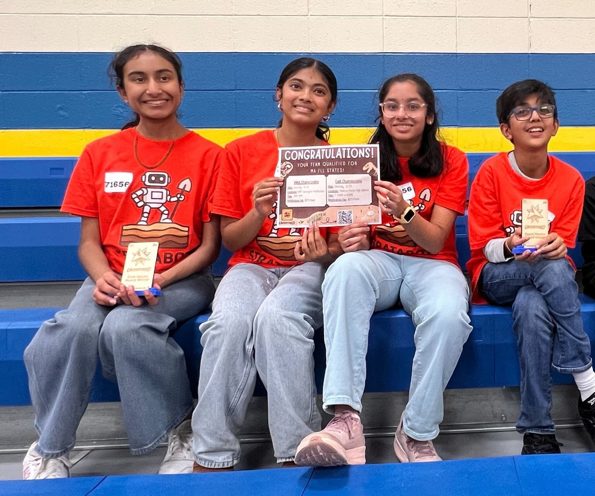 1st Place Core Values & Coach Award